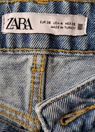 Джинсовые шорты zara 366 фото