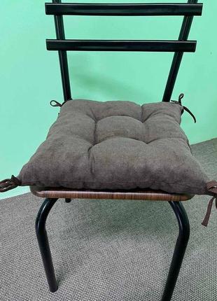 Подушка на стілець шаніл1 фото