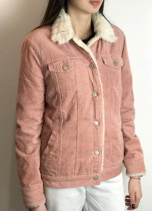 Вельветова шерпа denim co7 фото