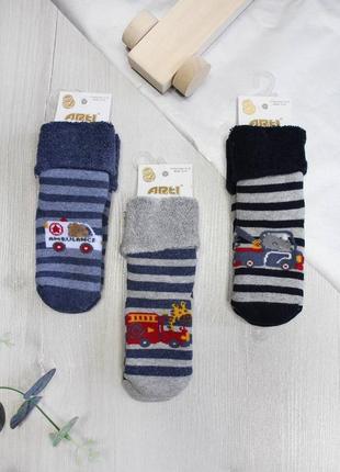 Носки махровые со спецтехникой для мальчика  arti