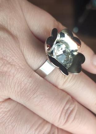 Стильная качественная бижутерия кольцо перстень.3 фото