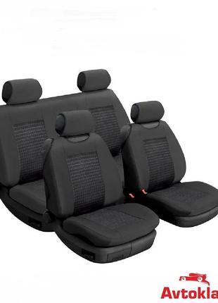Чехлы на сиденья авто  beltex comfort комплект без подголовников авточехлы универсальные черные (52210)