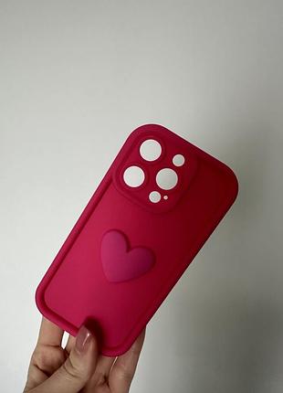 Чехол на iphone 14 pro рожевий новий