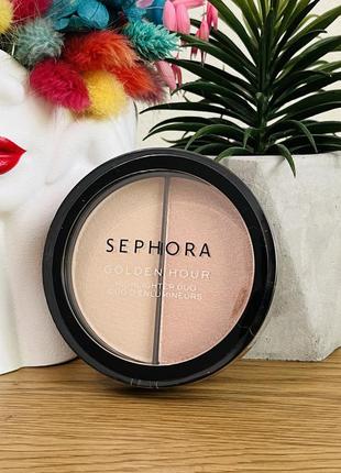 Оригинальный хайлайтер sephora golden hour highlighter1 фото