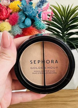 Оригінал хайлайтер sephora golden hour highlighter2 фото