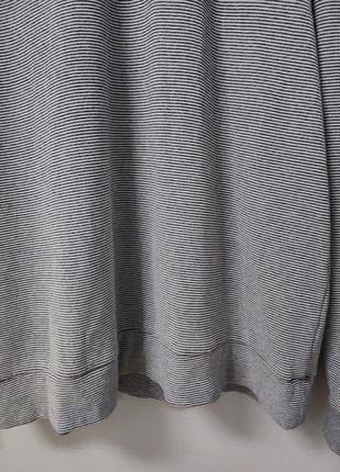Толстовка кофта анорак мужская повседневная плотная серая в полоску next, размер xl9 фото