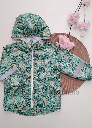 Ветровка на флисе 86 на девочку