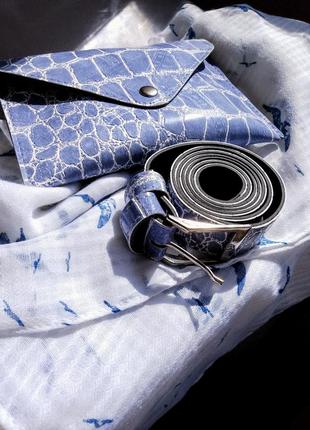 Набір сумочка-клатч поясна + шарф avon2 фото