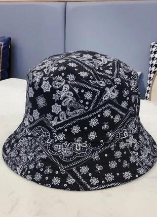 Панама принт черная