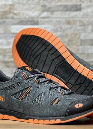 Кроссовки мужские salomon ultra track кожа нубук сетка5 фото