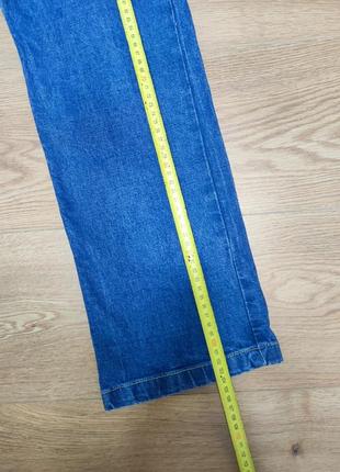 Джинси чоловічі прямі slim fit еластичні сині повсякденні джинсові щільні henson & henson, розмір m - l9 фото