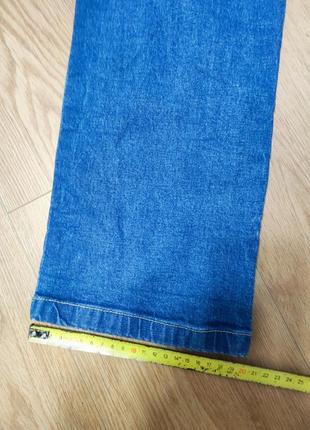 Джинси чоловічі прямі slim fit еластичні сині повсякденні джинсові щільні henson & henson, розмір m - l10 фото