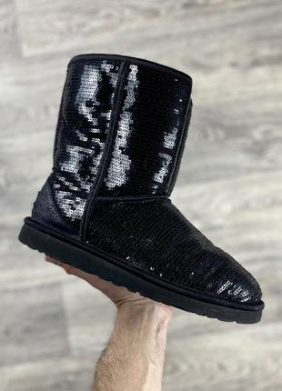 Ugg australia сапоги ботинки 39 размер женские чёрные оригинал