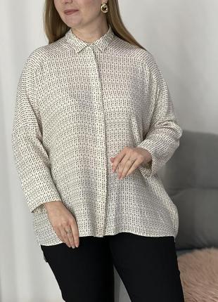 Актуальная блуза рубашка oversize No22