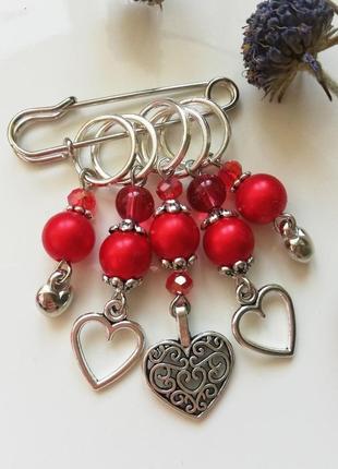 Маркеры для вязания red hearts2 фото