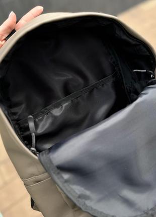 Женский рюкзак мини бежевый цвет под а49 фото