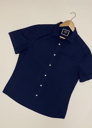 Рубашка с коротким рукавом от charles tyrwhitt | l | slim fit1 фото