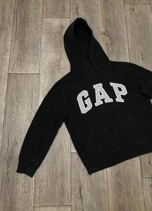 Худи gap на 8-10 лет 128-140см толстовка оригинальная черная кофта2 фото