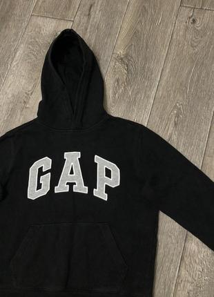 Худи gap на 8-10 лет 128-140см толстовка оригинальная черная кофта3 фото