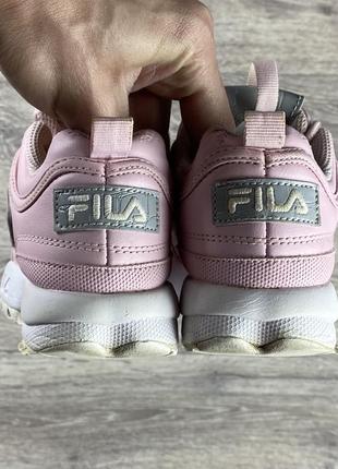 Fila кроссовки 29 размер детские кожаные розовые оригинал6 фото