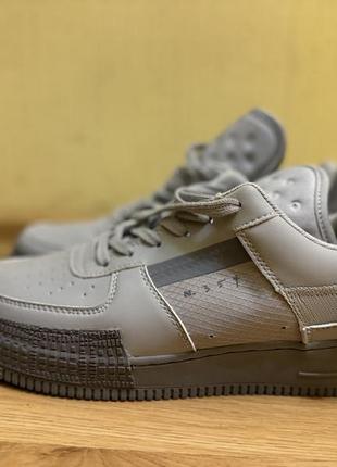 Чоловічі кросівки nike air force 1 type 'grey fog'