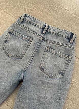 Джинсы женские рваные, порванные женские джинсы, голубые джинсы с разрезами3 фото