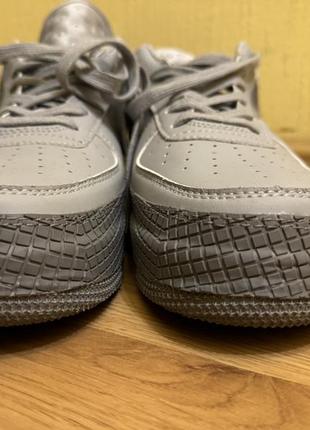 Чоловічі кросівки nike air force 1 type 'grey fog'8 фото