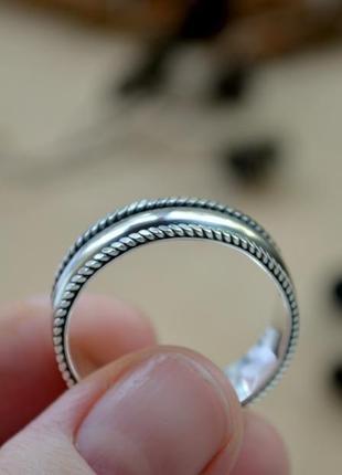 Кольцо серебряное витое2 фото