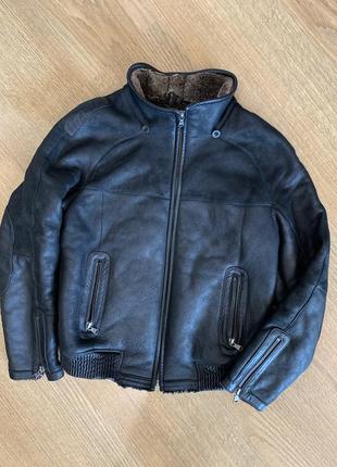 Натуральна дублянка куртка levinson