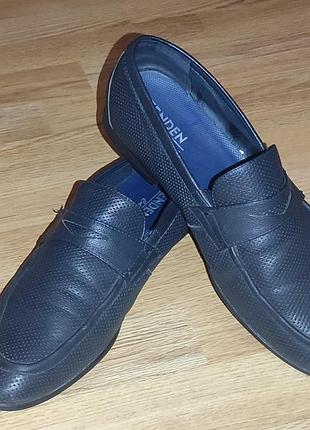 Zenden кожаные туфли лоферы 42 (27-27,5)