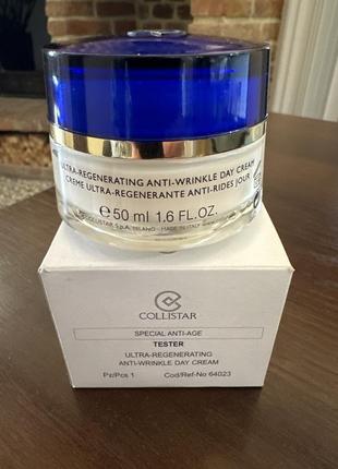 Омолоджуючий денний відновлюючий крем collistar ultra-regenerating anti-wrinkle day3 фото