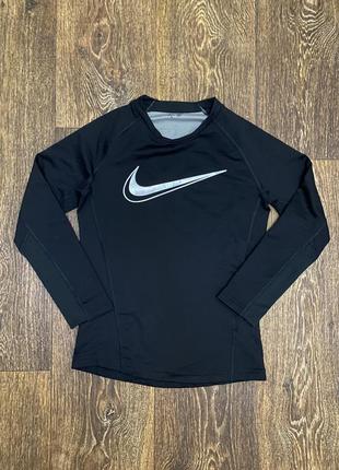 Классная спортивная кофта рашгард nike oriгинал р.137-1471 фото