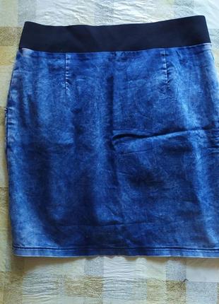 Крутая джинсовая юбка gloria jeans р. m3 фото