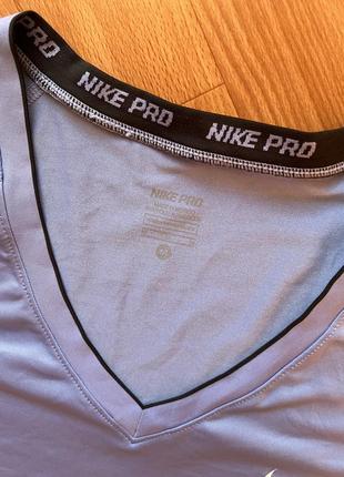 Футболка приталенная nike pro4 фото