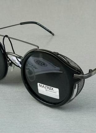 Matrix оригинальные очки унисекс солнцезащитные черные поляризированые2 фото