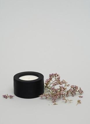 Свічка з ароматом лаванди для напису ваших побажань із бавовняним гнітом2 фото