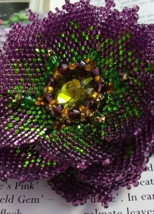 Брошка об'ємний квітка