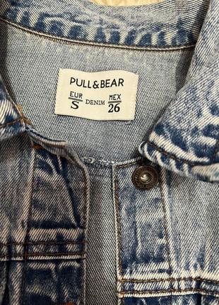 Джинсова куртка pull&amp;bear4 фото