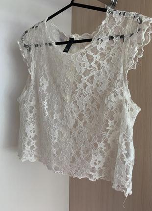 Мереживною топ devided h&m