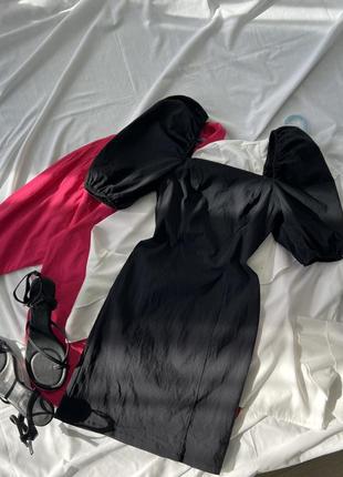 Черное мини платье new look