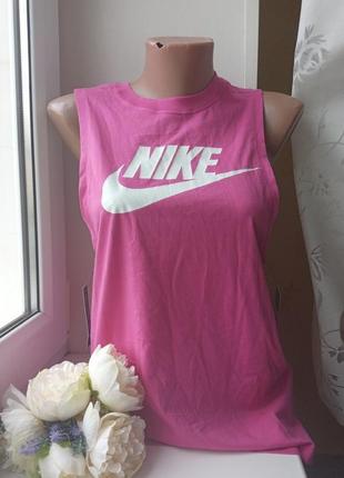 Nike loose fit топ майка для занятий спортом, тренировок 100% хлопок xs-s-размер.оригинал  новая2 фото