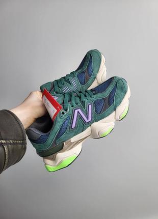 Нью белес кпосевки зеленые new balance 9060