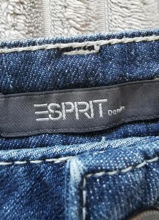 Юбка мини женская esprit синяя джинсовая короткая5 фото