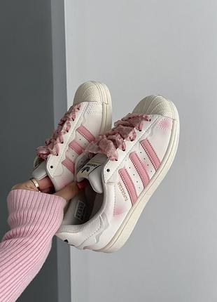 Adidas baby pink superstar shoes online