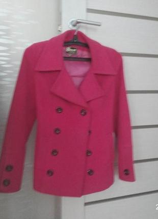 Деми пальто-пиджак кашемировое