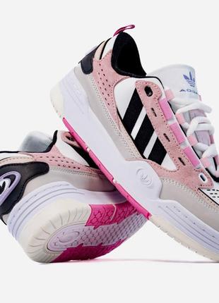 Женские кроссовки adidas adi 2000 white pink