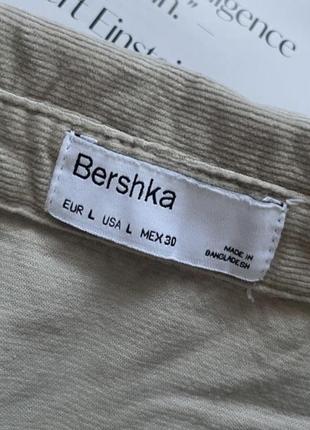 Вельветовая мини-платье bershka3 фото