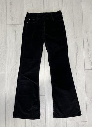 Sandro paris оригинал черные джинсы клеш размер 38
