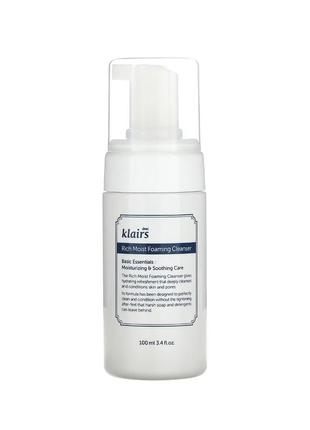 Пенка для умывания dear, klairsизнашн moist foaming cleanser 100 мл