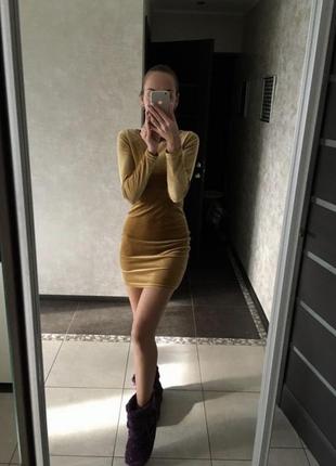 Велюрову сукню